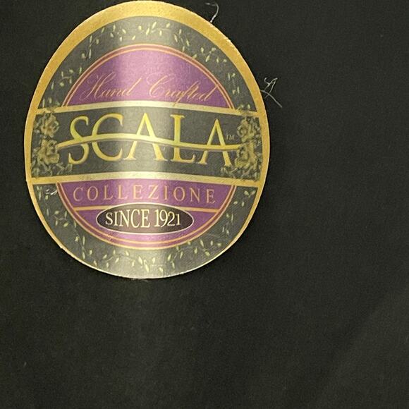 SCALA COLLEZIONE BLACK 100% WOOL FEDORA HAT NWT - Picture 8 of 8